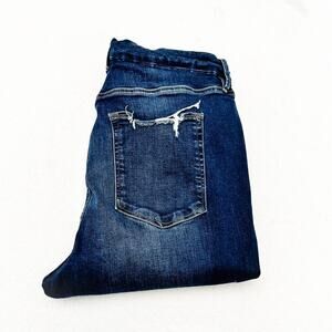 Good American Good Waist Blue309 GW067T Dark Wash Denim Jeans Size 20